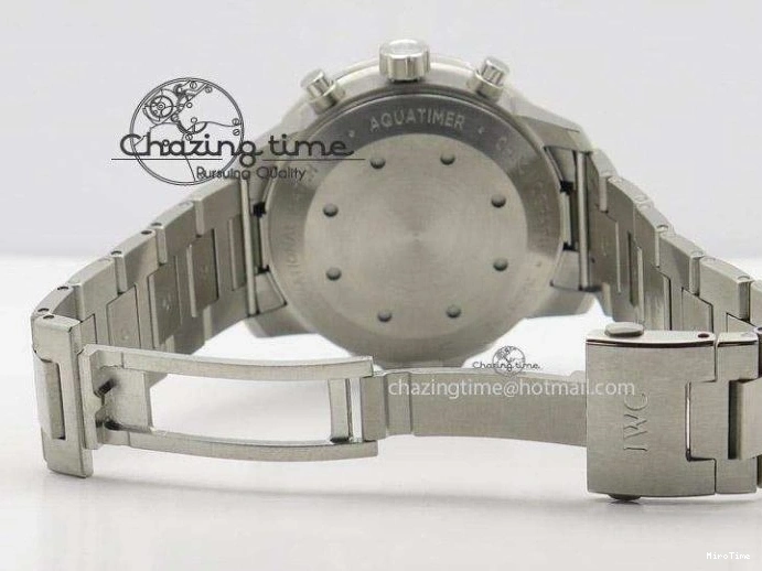 MIROTIME 0130 Classic Aquatimer Chrono IW376803 V6F 1:1 Best Edition Black Dial On SS Bracelet A 7361